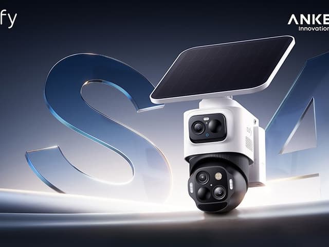 eufyCam S4 övervakningskamera produkt banner