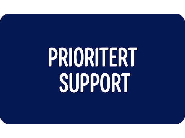 Prioritert support