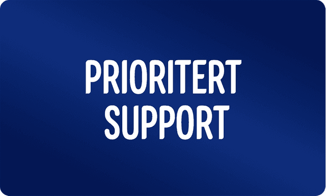 Prioritert support