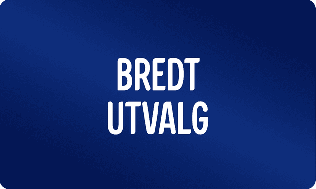 Bredt utvalg
