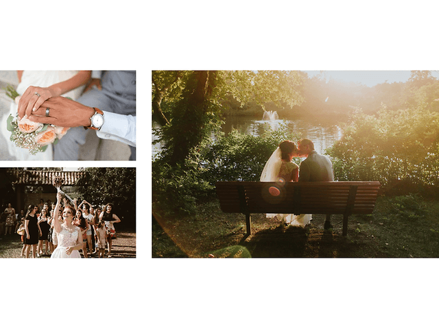 Compilation of wedding images