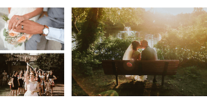 Compilation of wedding images