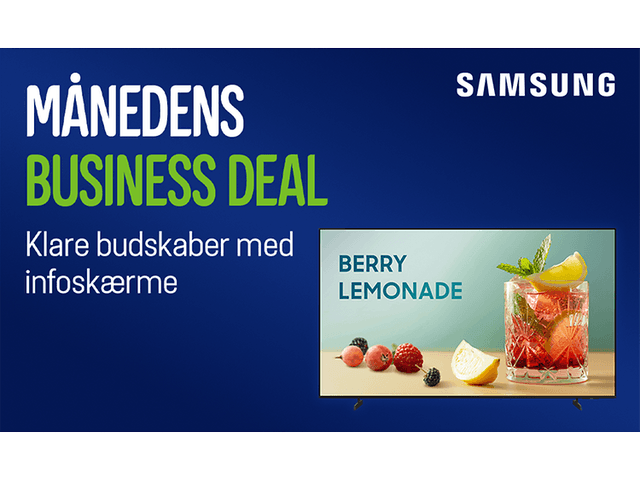 Månedens business deal - Samsung Business TV