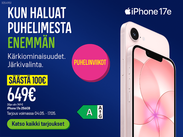 Kun haluat puhelimesta enemmän.