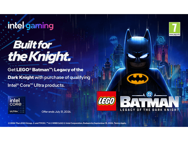 Intel paketerbjudande Batman