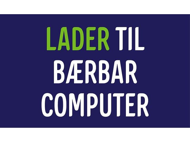 Lader til bærbar computer