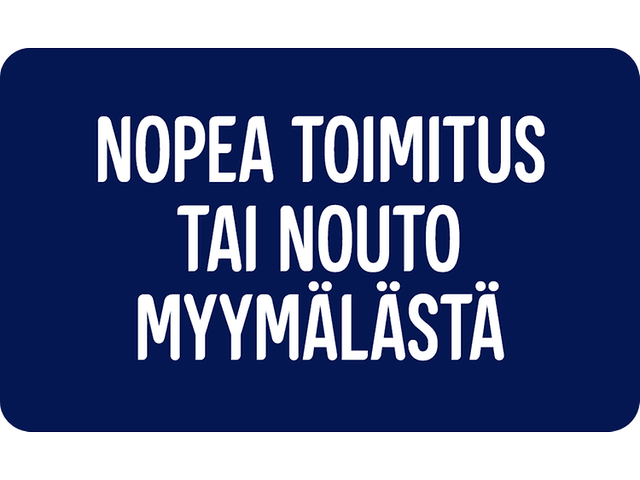 Nopea toimitus tai nouto myymälästä
