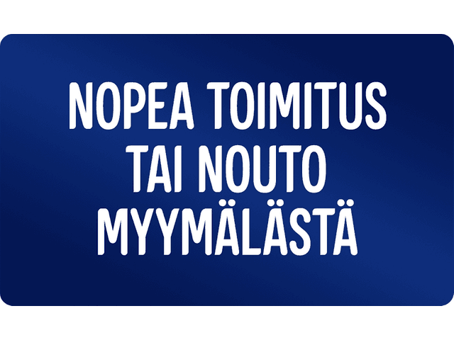 Nopea toimitus tai nouto myymälästä