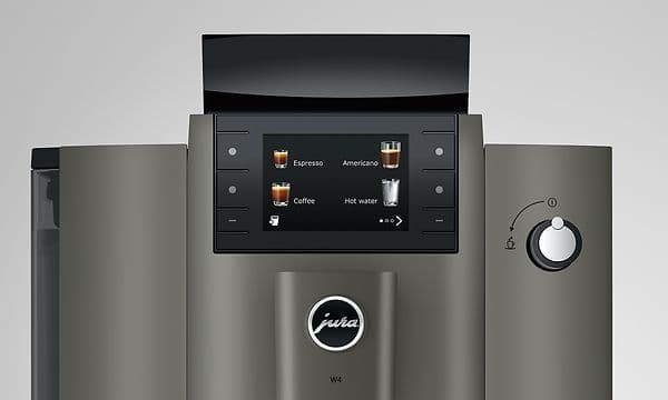 Jura W4 – profesjonell kaffemaskin med skjermbasert valg av spesialkaffe
