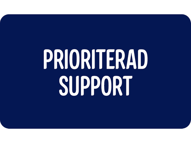 Prioriterad support