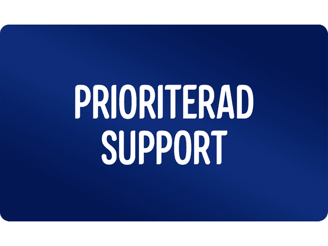Prioriterad support