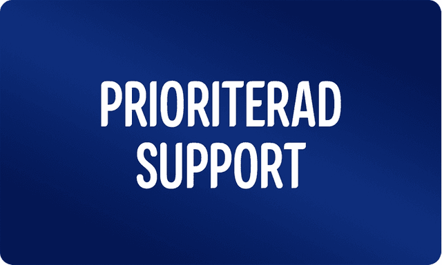 Prioriterad support