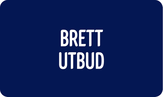 Brett utbud