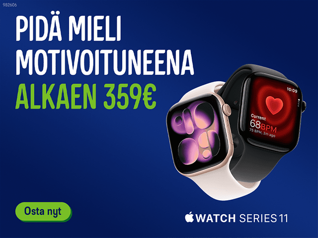 Pidä mieli motivoituneena alkaen 359 €.