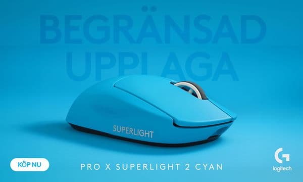 Logitech G Pro x Superlight 2 Cyan