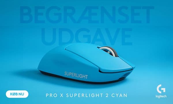 Logitech G Pro x Superlight 2 Cyan