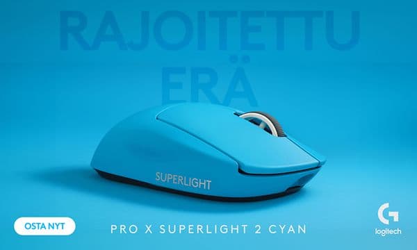 Logitech G Pro x Superlight 2 Cyan
