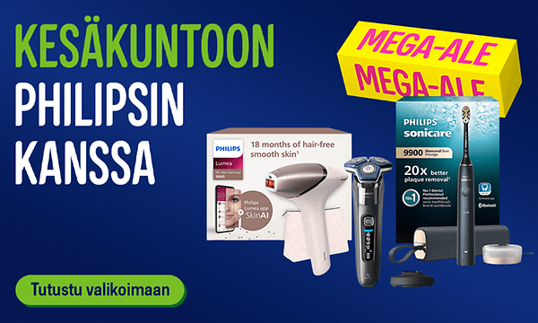 Kesäkuntoon Philips-tuotteilla – tutustu kampanjatarjouksiin