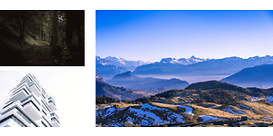 landskapsbilder kollasje