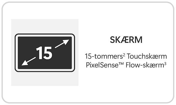 Surface Laptop 15 - skærm
