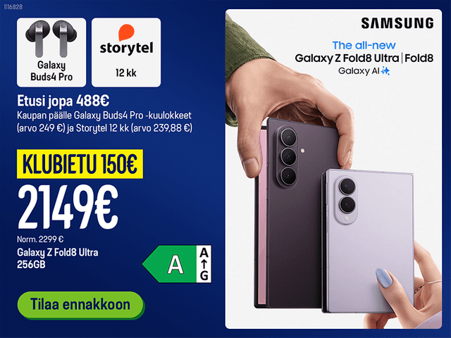 Uudet Samsung Galaxy puhelimet nyt ennakkotilattavissa!