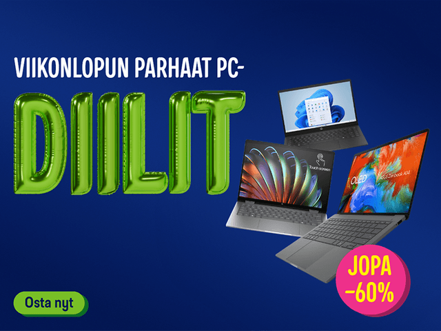 Viikonlopun parhaat pc-diilit. Jopa -60 % säästöin.