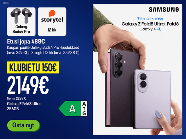 Uudet Samsung Galaxy puhelimet nyt myynnissä!