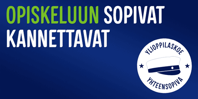 Opiskeluun sopivat kannettavat, jotka testattu toimivaksi abitti 2 kanssa.