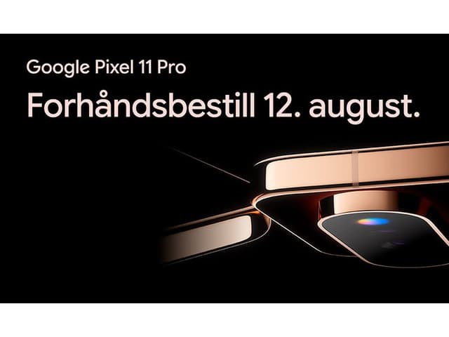Google Pixel 11 Pro - Forhåndsbestill 12. august