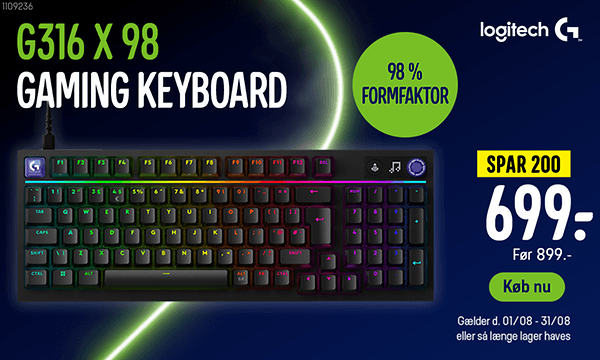 Logitech G G316 X 98 Gaming Keyboard