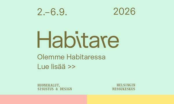 Olemme mukana Habitare messuilla 2.-6.9.