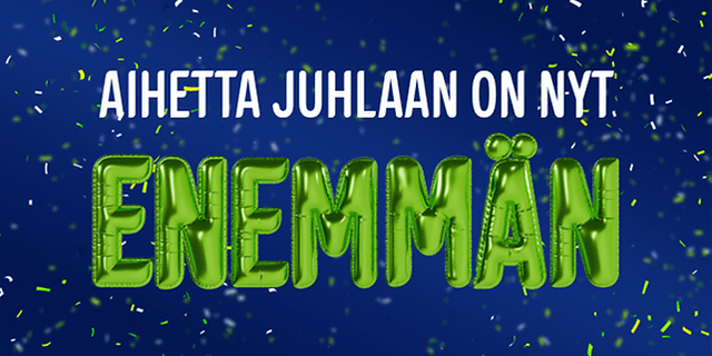 Täytämme 27 vuotta, joten aihetta juhlaan on nyt enemmän.