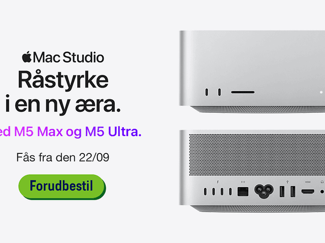 Apple Mac Studio – Råstyrke i en ny æra: Fås fra den 22 september 2026