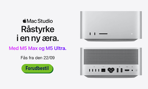 Apple Mac Studio – Råstyrke i en ny æra: Fås fra den 22 september 2026