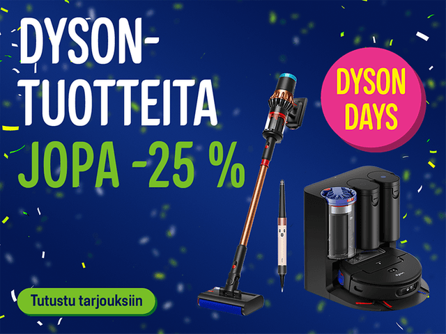 Dyson tuotteita jopa -25 % hinnoin!