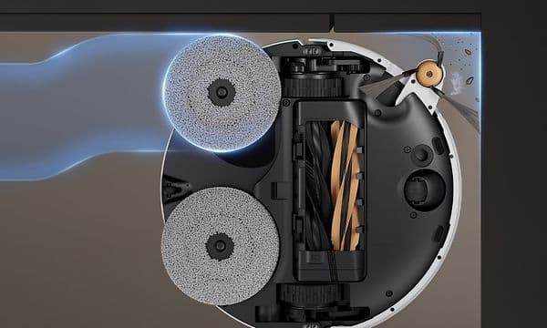 Dreame L60 Pro Ultra robotstøvsuger set fra neden