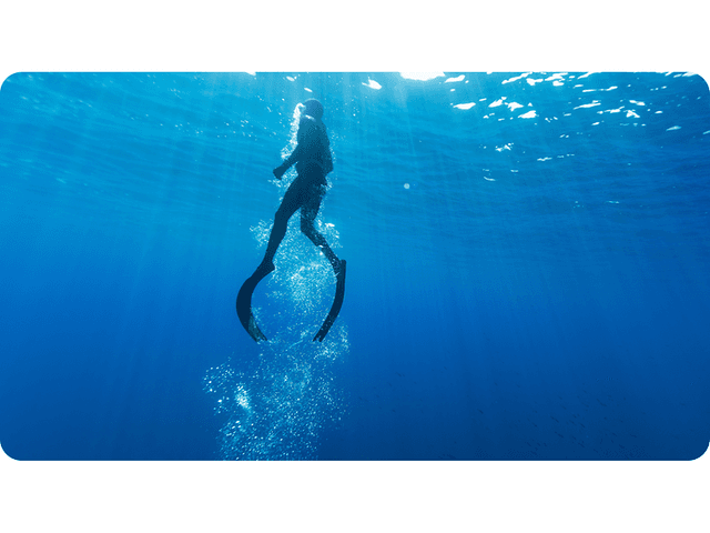 100+ workout modes - diver