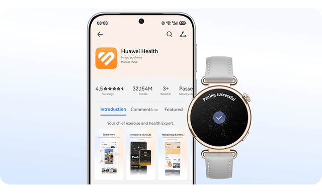 HUAWEI WATCH GT 7 og Huawei Health-appen