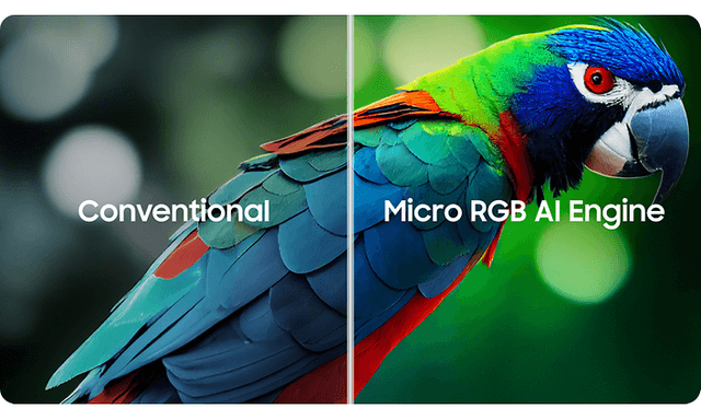 Samsung Micro RGB – entistä parempi väritarkkuus tekoälyn avulla