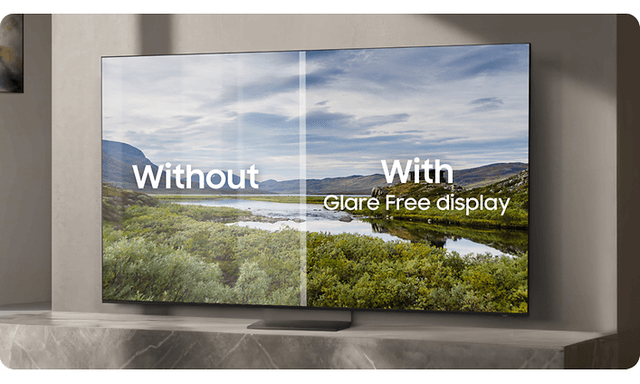 Samsung TV Glare Free -teknologialla