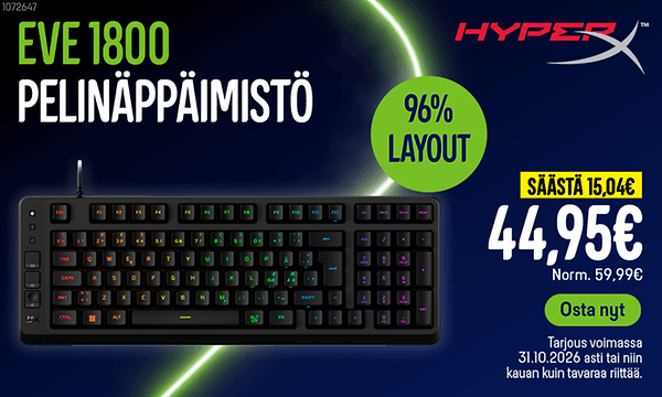 Hyper X Eve 1800 Gaming Keyboard