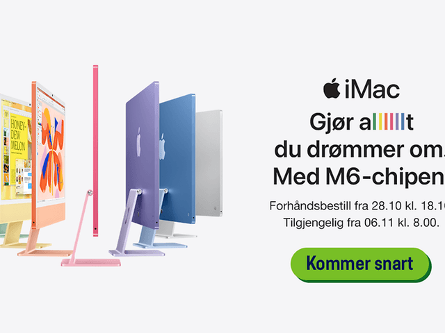 Apple iMac M6 - kommer snart!