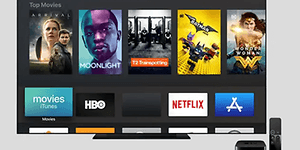 apple tv startskærm
