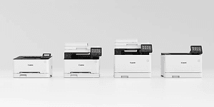 Fire ulike i-SENSYS printere