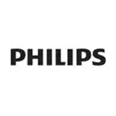 mustavalkoinen Philips-logo